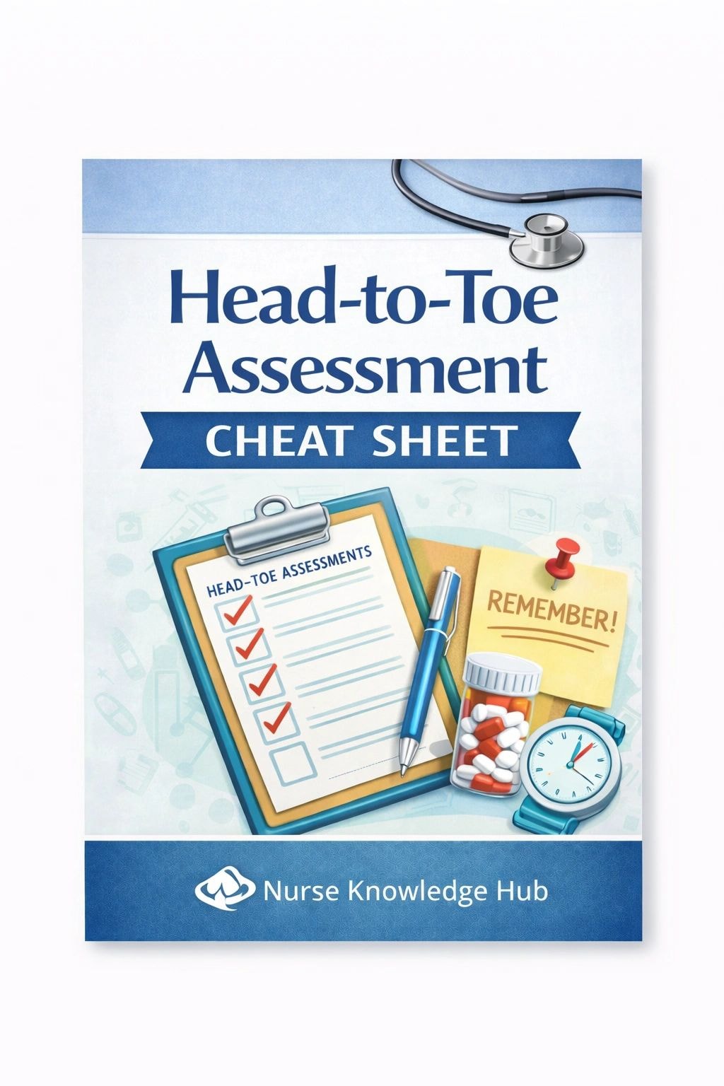 Head-To-Toe Assessment Cheat Sheet