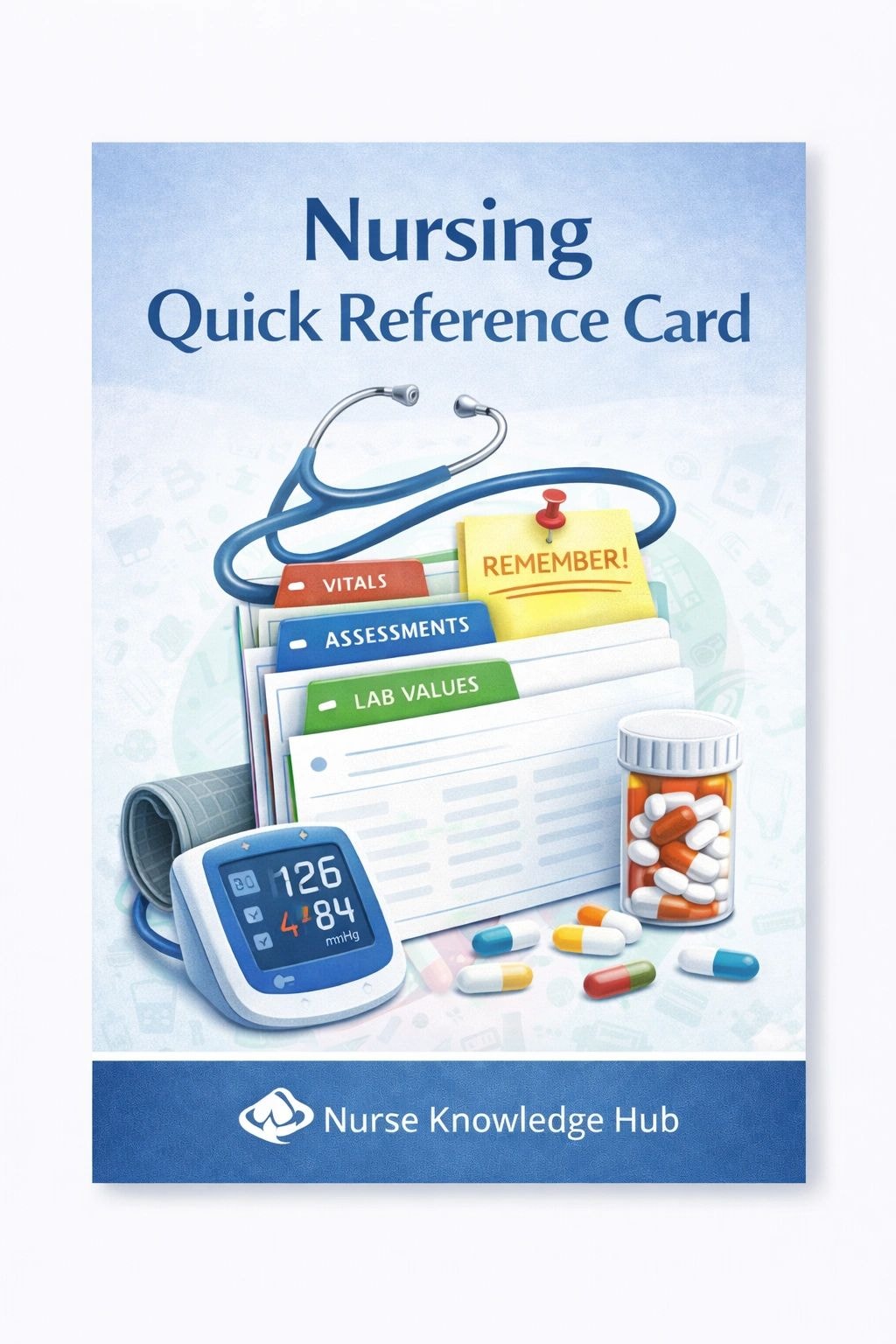 FREE Nursing Quick Reference Card